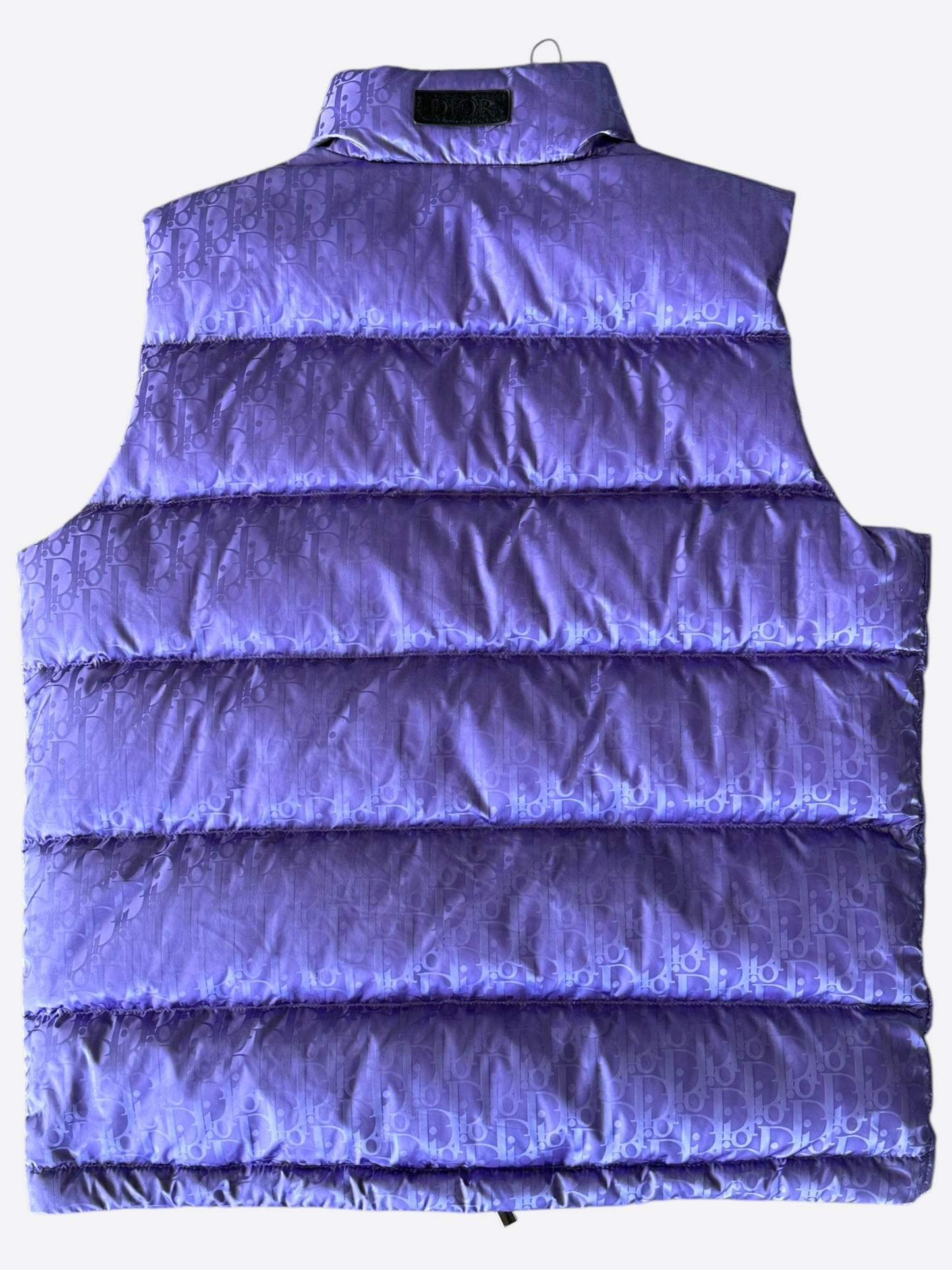 Dior Purple Oblique Puffer Vest