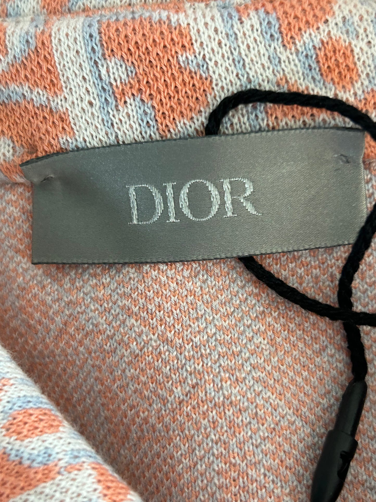 Dior Pink & Blue Oblique Button Up Shirt