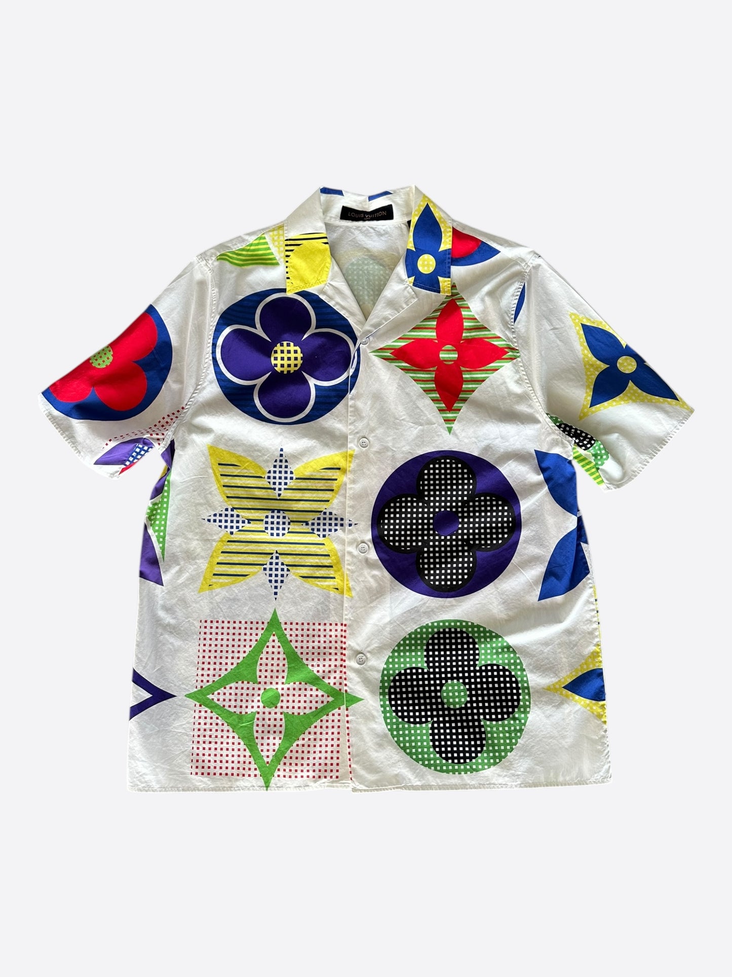 Louis Vuitton Multicolor Monogram Button Up Shirt