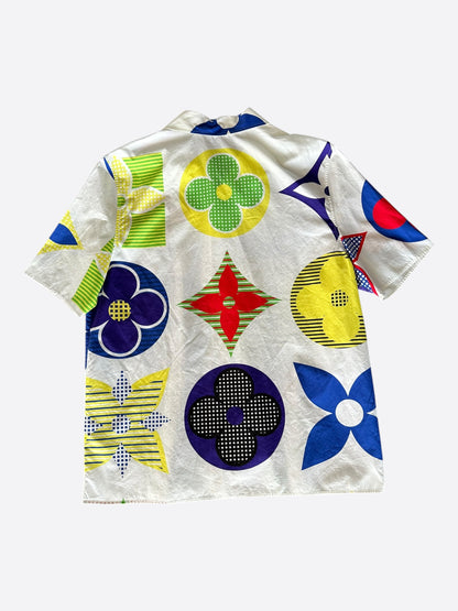 Louis Vuitton Multicolor Monogram Button Up Shirt