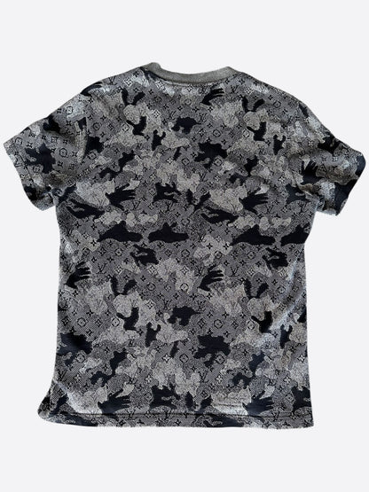 Louis Vuitton Grey Camouflage Monogram T-Shirt