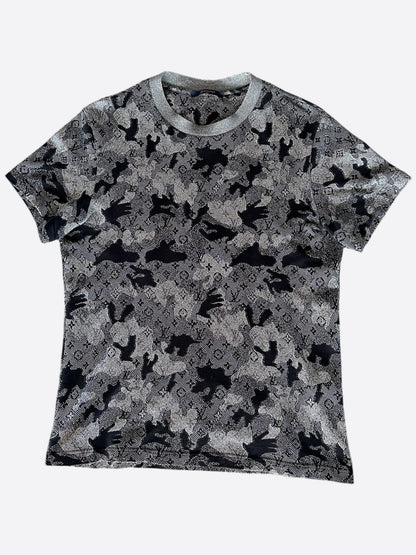 Louis Vuitton Grey Camouflage Monogram T-Shirt