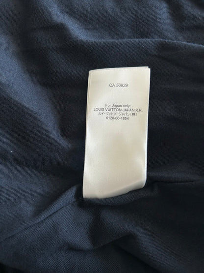 Louis Vuitton Blue Pointillism Monogram Zip Up Hoodie