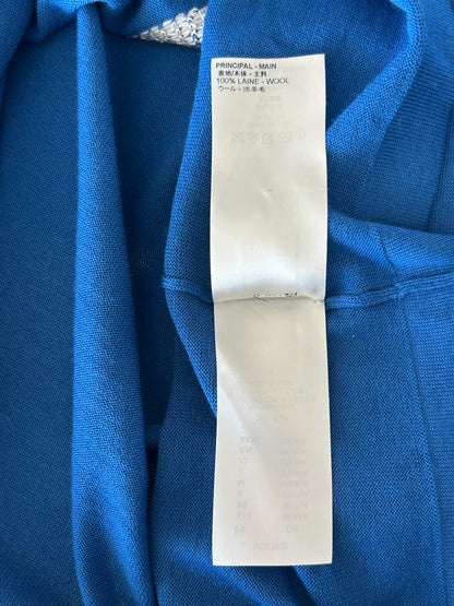 Louis Vuitton Blue & White Cloud Intarsia T-Shirt