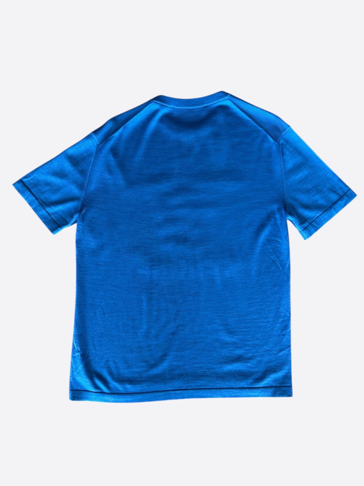 Louis Vuitton Blue & White Cloud Intarsia T-Shirt