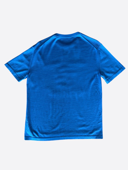 Louis Vuitton Blue & White Cloud Intarsia T-Shirt