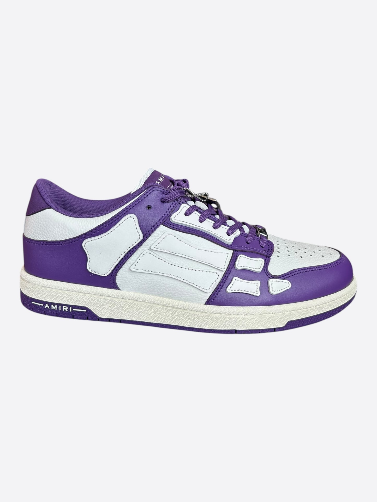 Amiri Purple & White Skel Low Top Sneakers