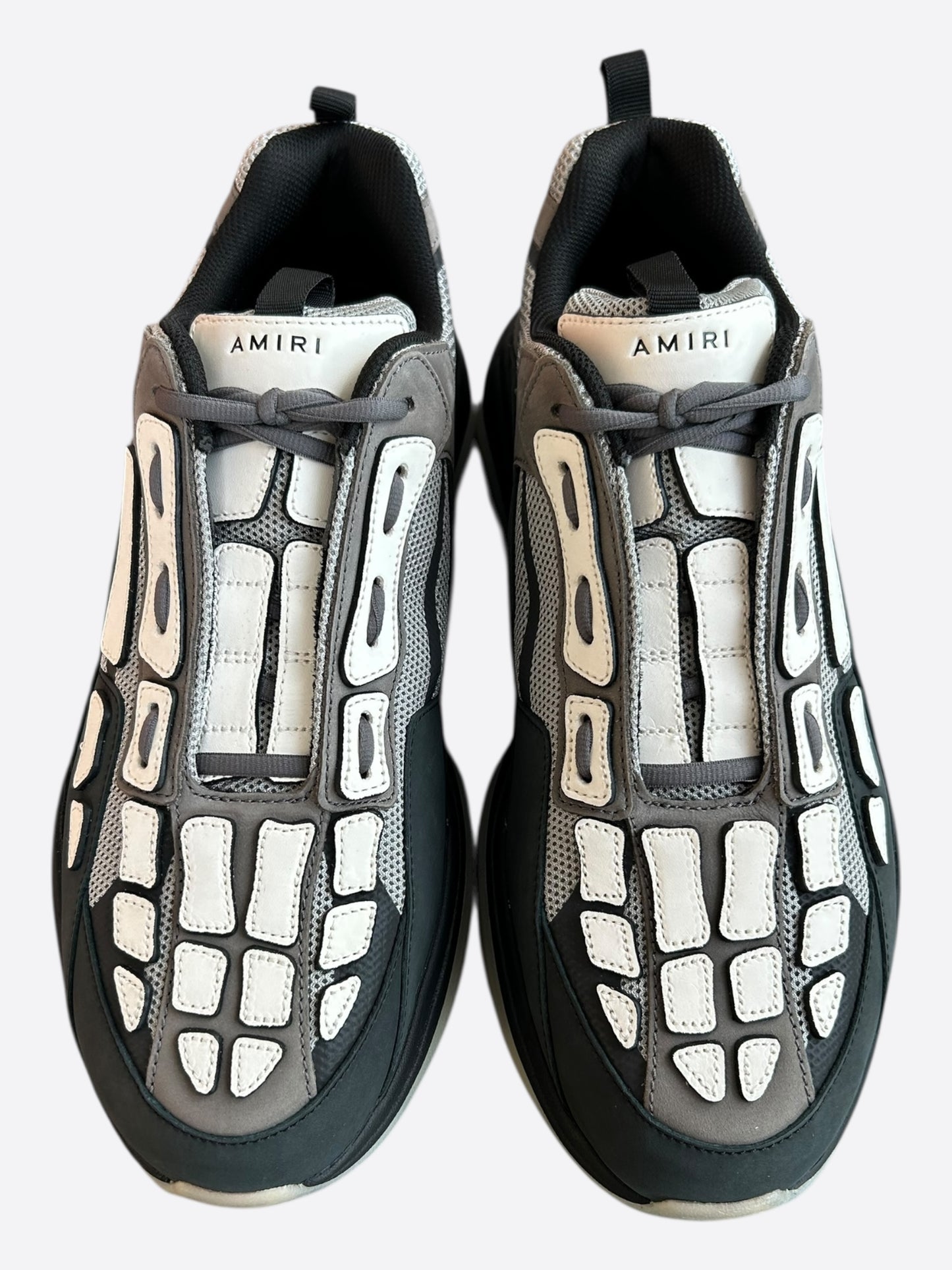 Amiri Black & Brown Bones Runners