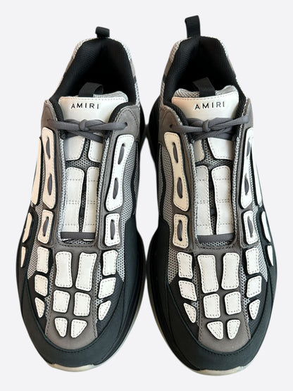 Amiri Black & Brown Bones Runners
