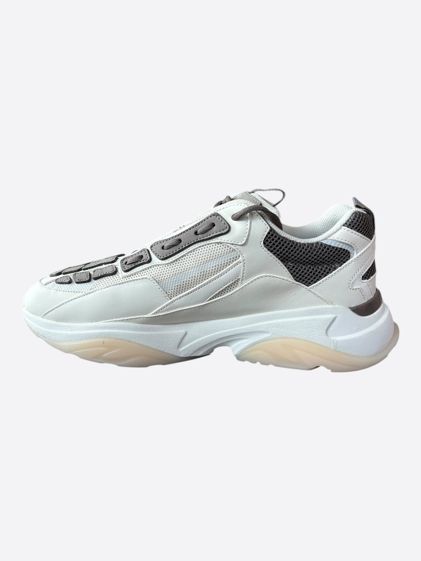 Amiri White & Brown Bones Runners