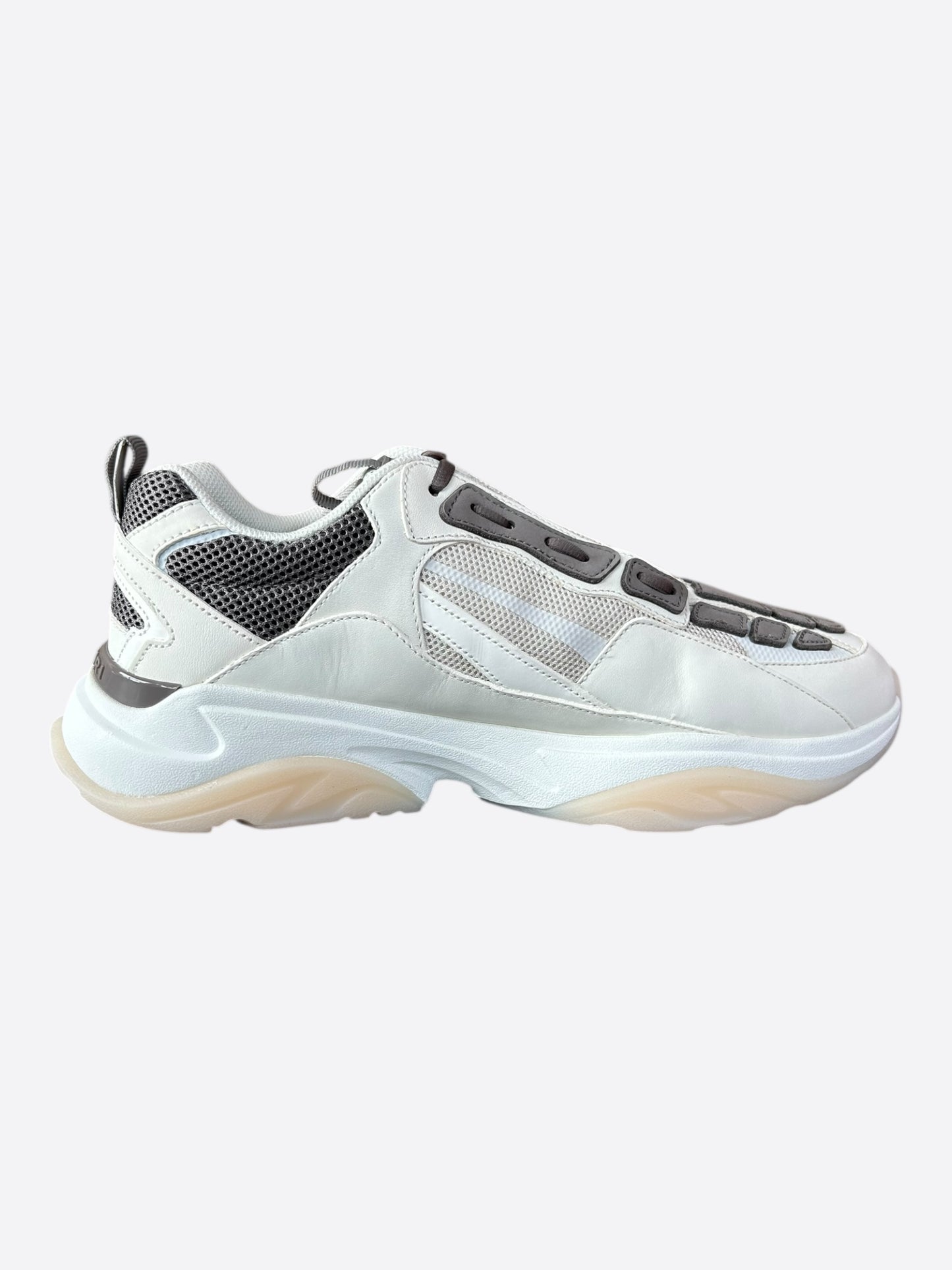 Amiri White & Brown Bones Runners