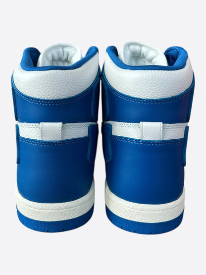 Amiri White & Blue Skeleton High Tops