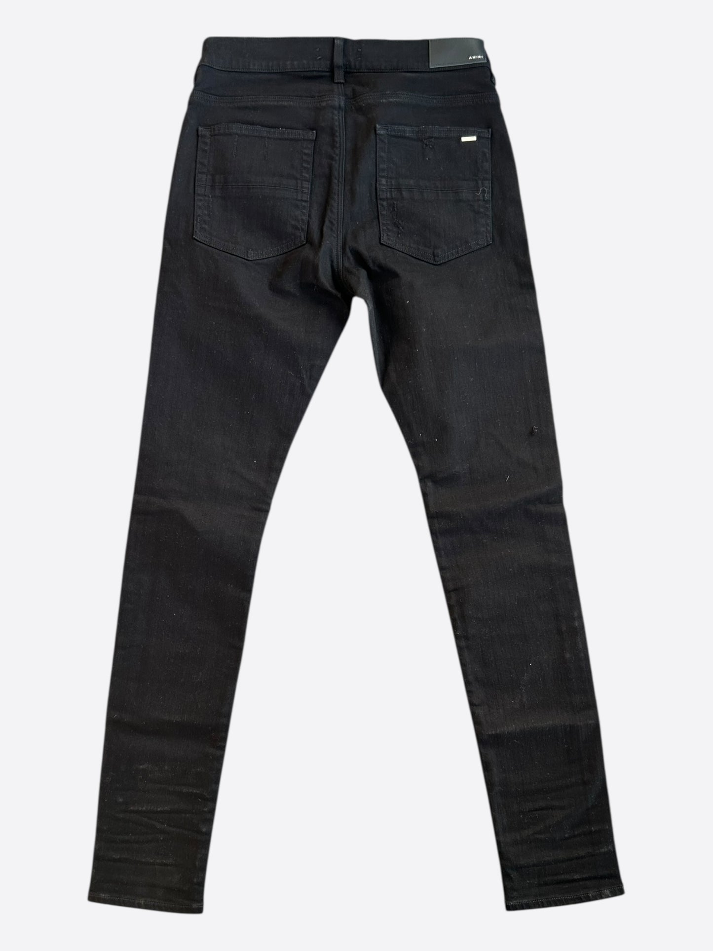 Amiri Black & Green Patch MX1 Jeans