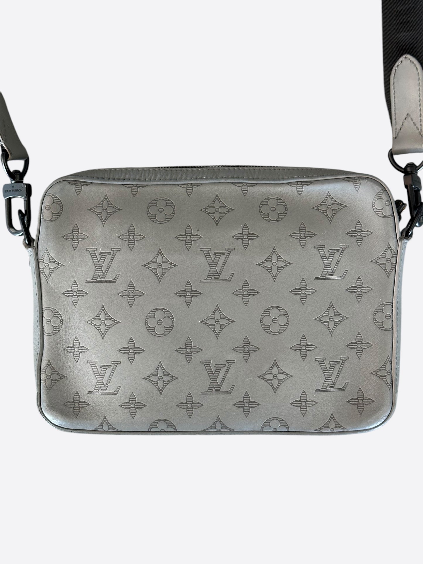 Louis Vuitton Grey Shadow Monogram Duo Messenger