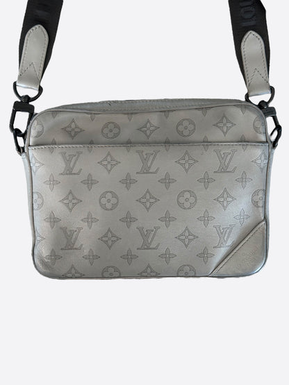 Louis Vuitton Grey Shadow Monogram Duo Messenger