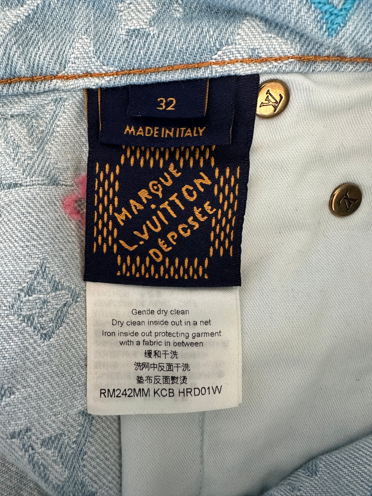 Louis Vuitton Tyler The Creator Blue Monogram Denim