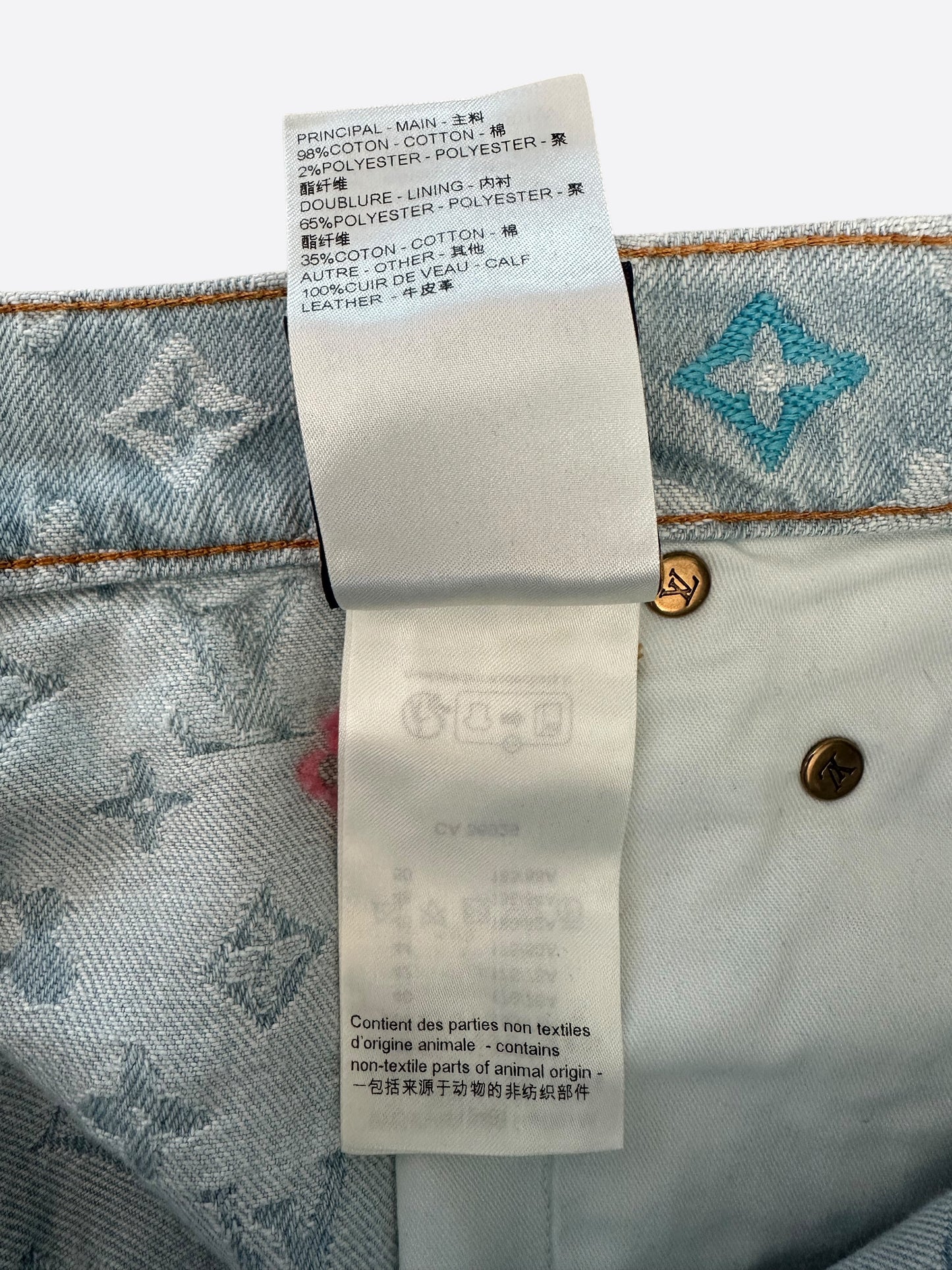 Louis Vuitton Tyler The Creator Blue Monogram Denim