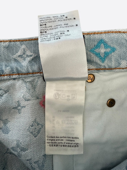 Louis Vuitton Tyler The Creator Blue Monogram Denim