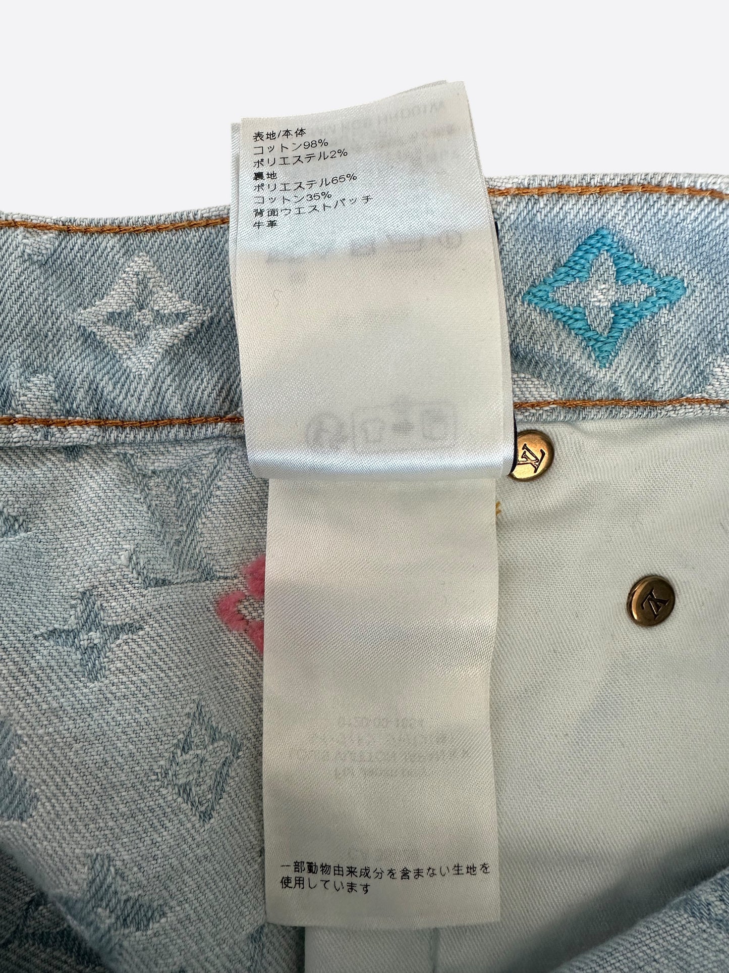 Louis Vuitton Tyler The Creator Blue Monogram Denim