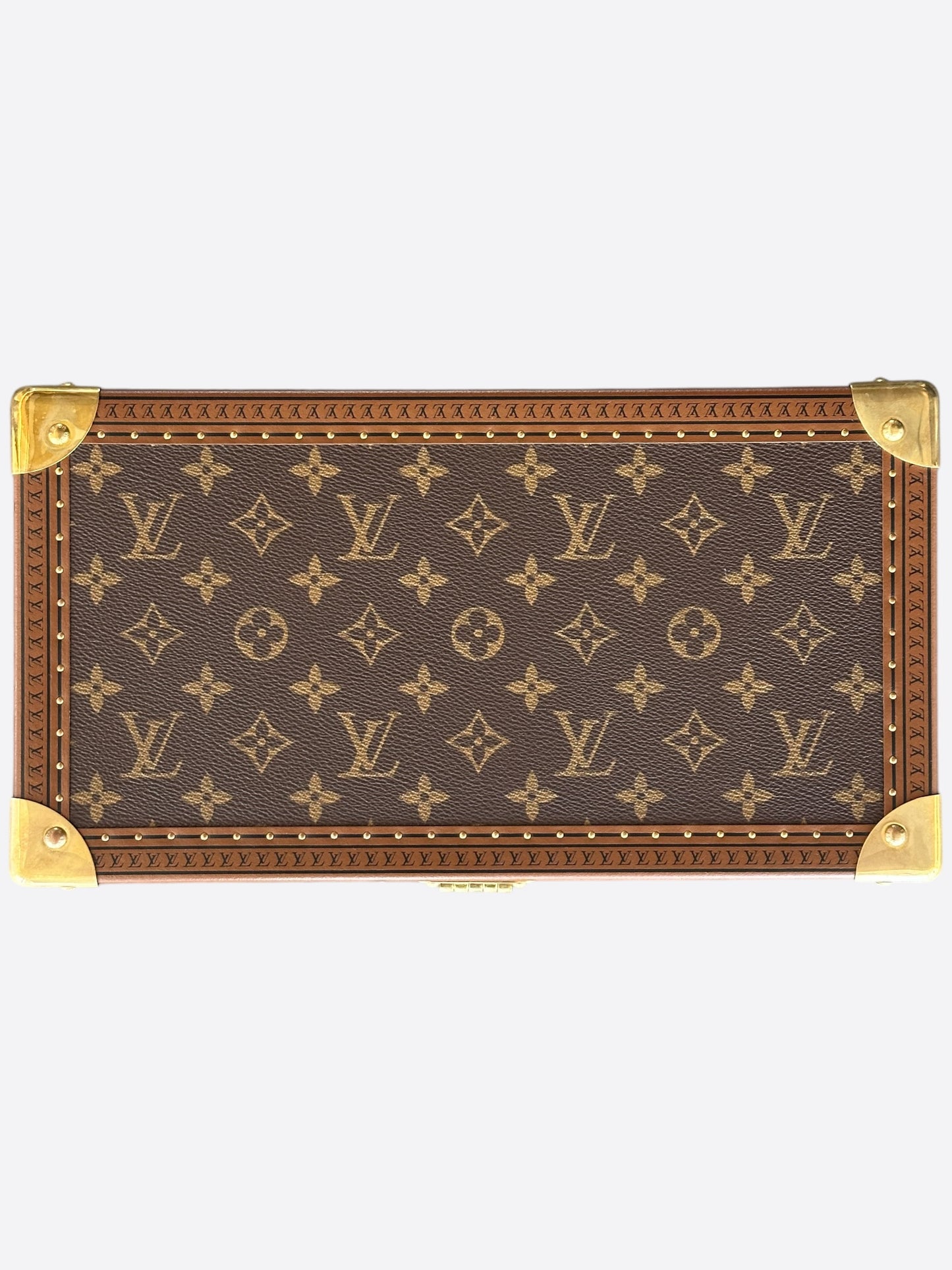 Louis Vuitton Brown Monogram 8 Watch Case