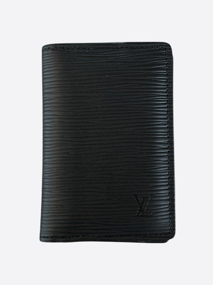 Louis Vuitton Black EPI Monogram Eclipse Pocket Organizer