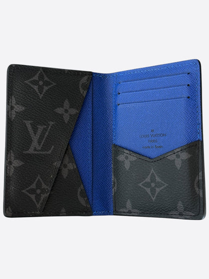 Louis Vuitton Black EPI Monogram Eclipse Pocket Organizer