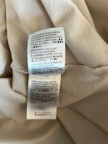 Balenciaga Cream & Blue Logo T-Shirt