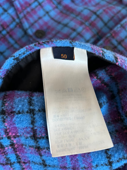 Louis Vuitton Blue & Purple Plaid Trucker Jacket