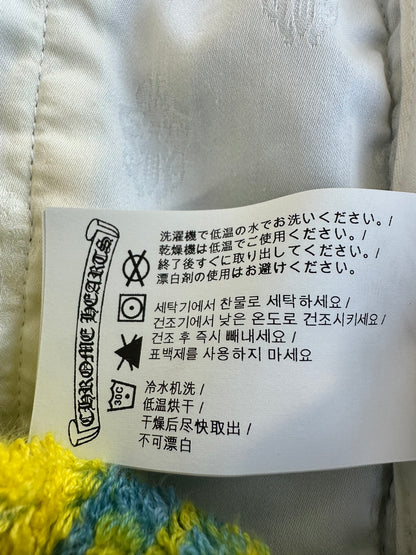 Chrome Hearts Yellow & Blue Print Towel Shorts