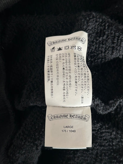 Chrome Hearts Black Cross Jacquard Embroidered Hoodie