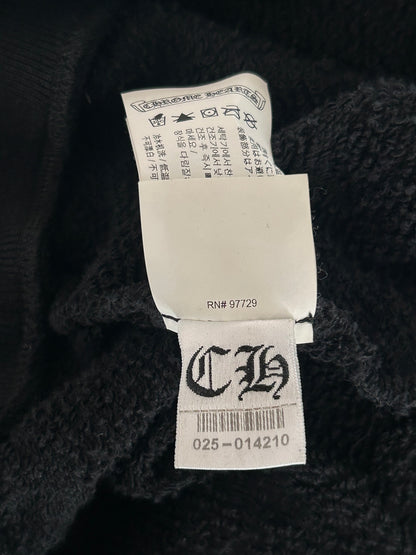 Chrome Hearts Black Cross Jacquard Embroidered Hoodie