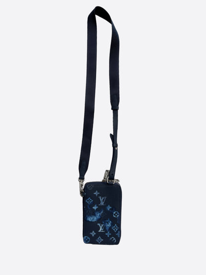 Louis Vuitton Blue Watercolor Monogram Phone Pouch