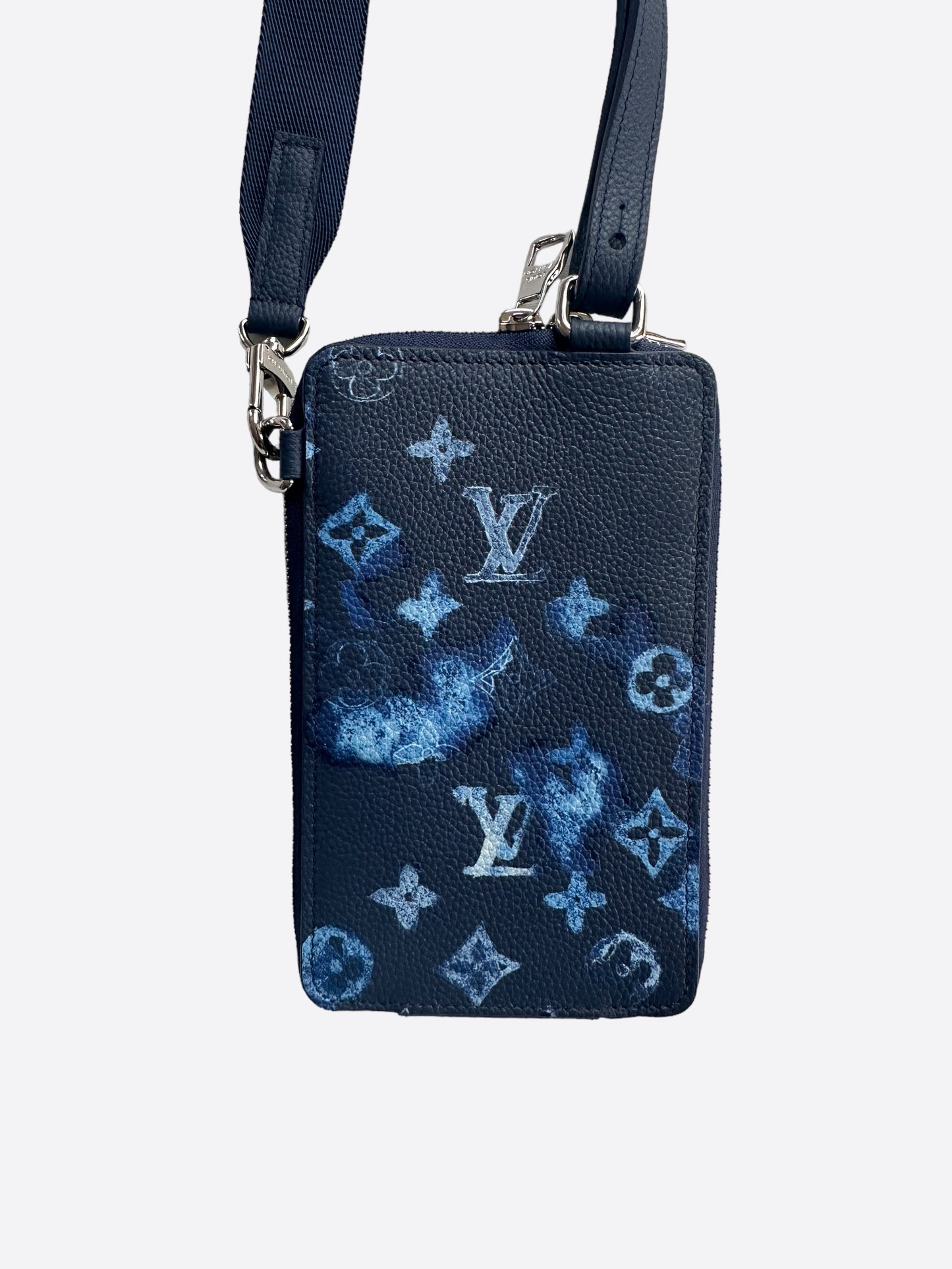 Louis Vuitton Blue Watercolor Monogram Phone Pouch