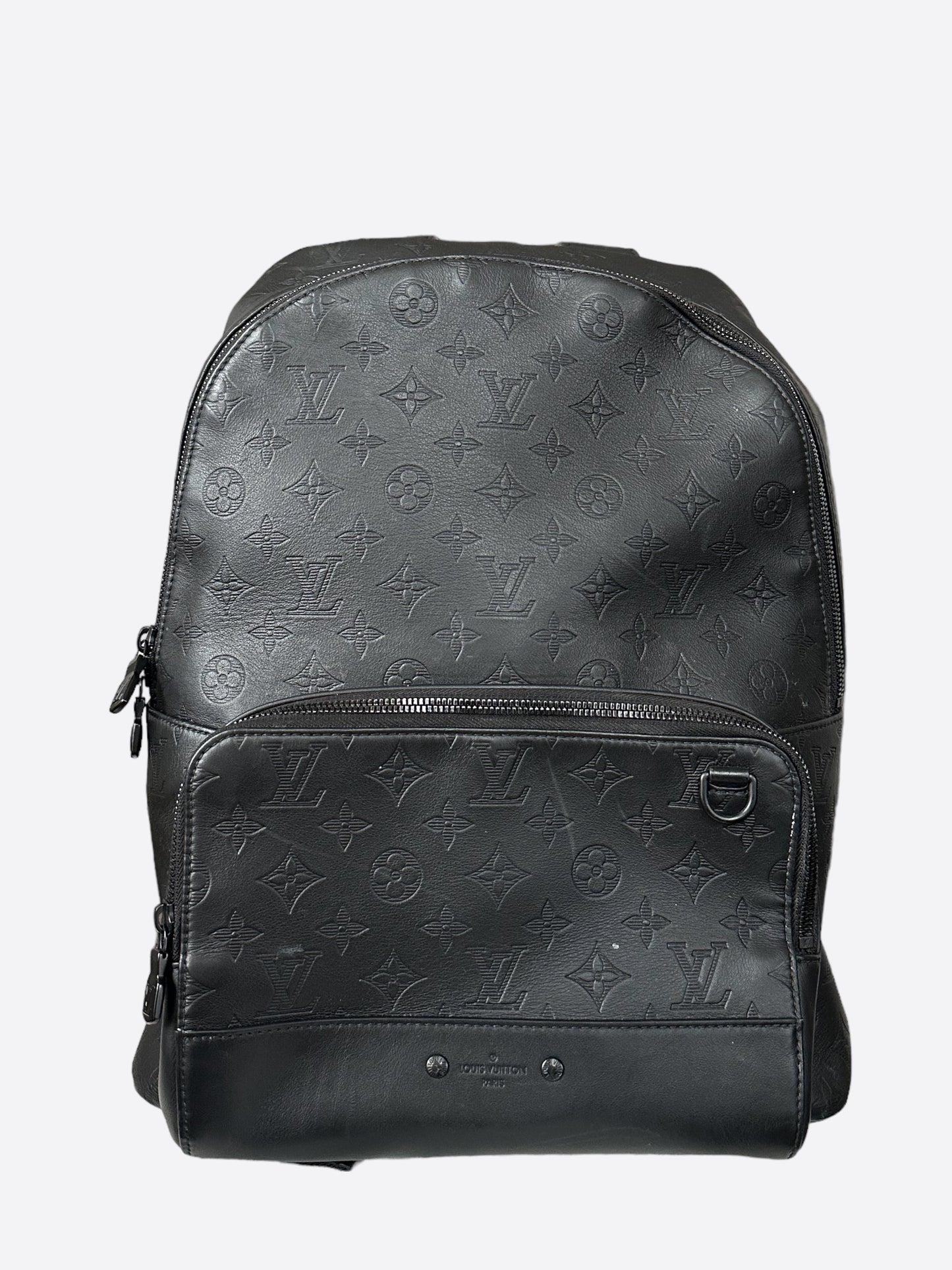 Louis Vuitton Black Shadow Monogram Racer Backpack