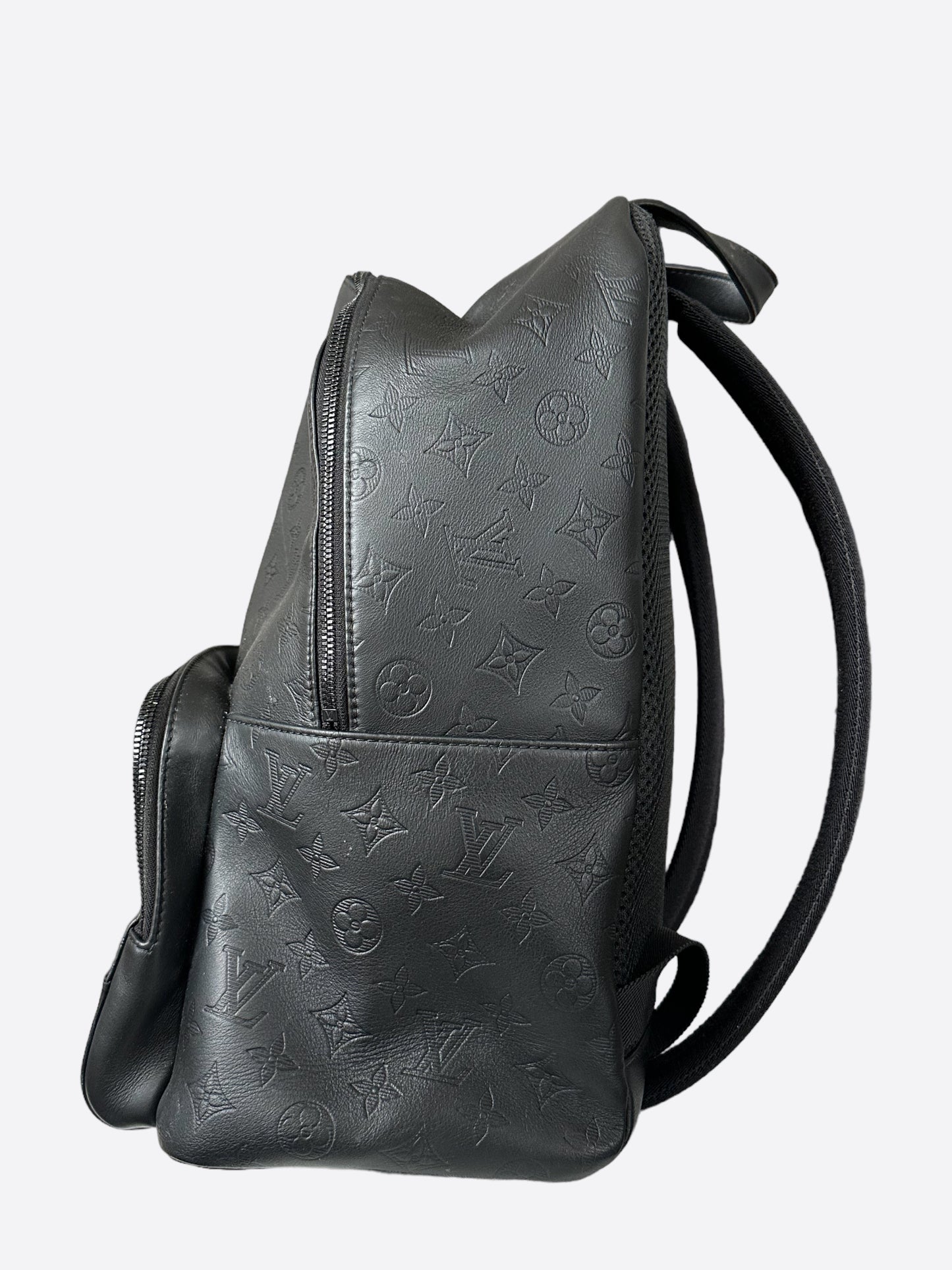 Louis Vuitton Black Shadow Monogram Racer Backpack