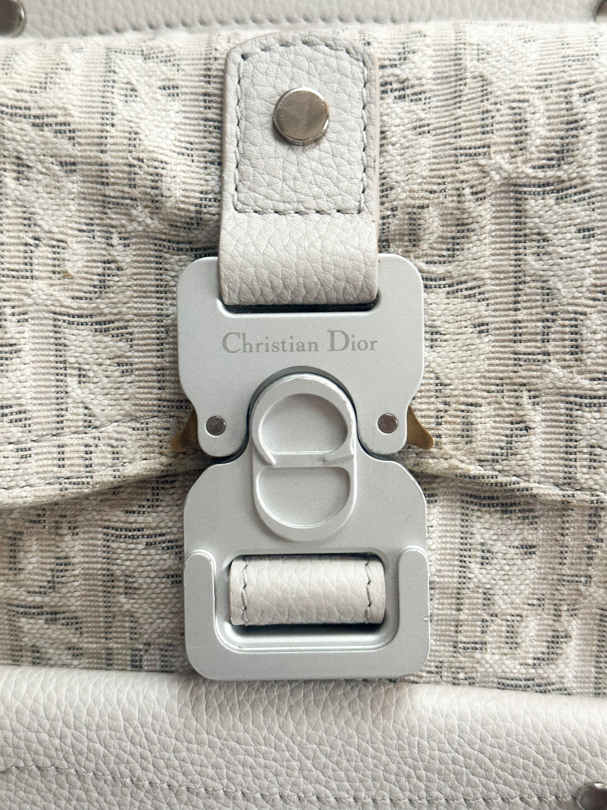 dior nike backpack Dior White Oblique Mini Saddle Backpack – Savonches