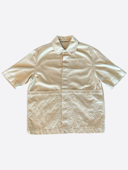 Louis Vuitton Beige Monogram Workwear Shirt