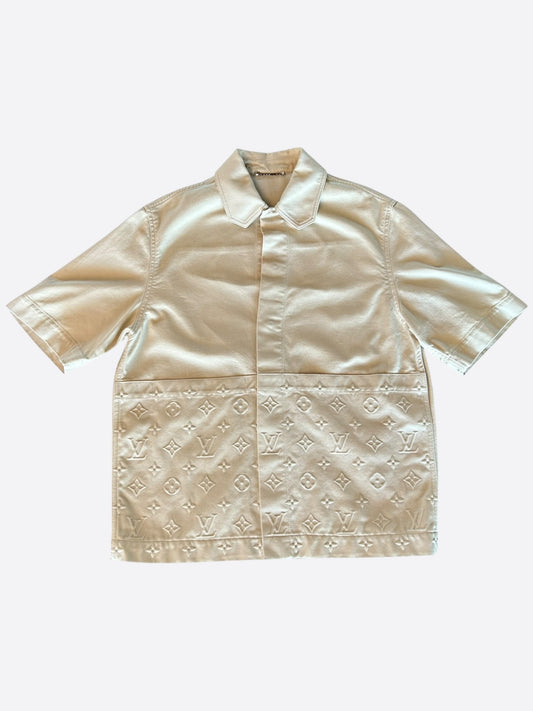 Louis Vuitton Beige Monogram Workwear Shirt