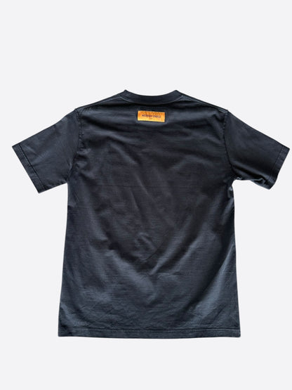 Louis Vuitton Black Embossed Logo T-Shirt