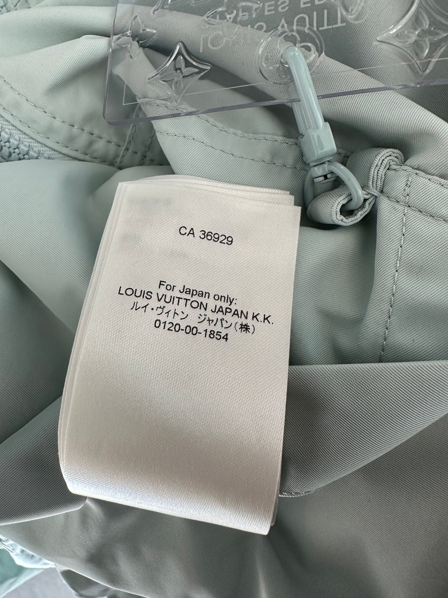 Louis Vuitton Ice Blue Monogram Reversible Windbreaker