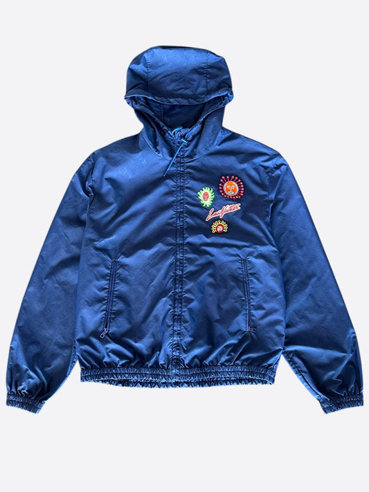 Louis Vuitton Yayoi Kusama Blue Monogram Windbreaker