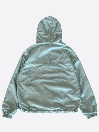 Louis Vuitton Ice Blue Monogram Reversible Windbreaker