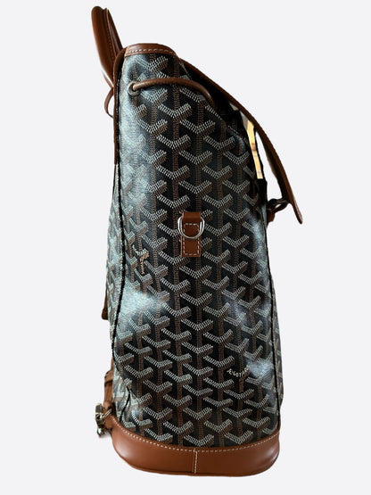 Goyard Black & Brown Alpin Backpack