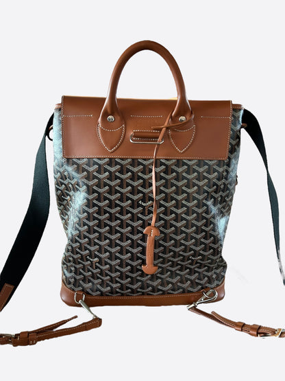 Goyard Black & Brown Alpin Backpack