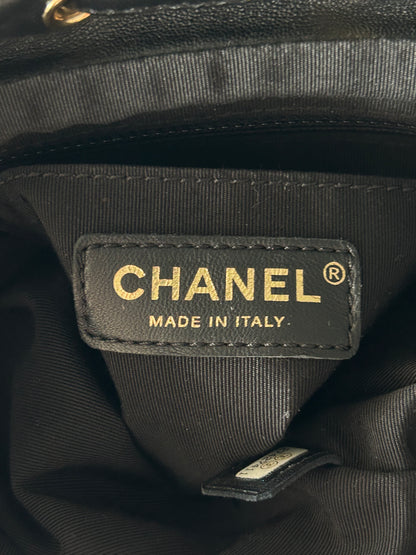 Chanel Black Lambskin Quilted Mini Urban Spirit Backpack