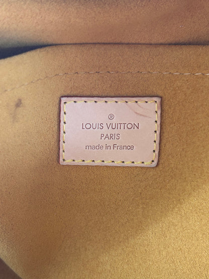 Louis Vuitton Blue & White Monogram Denim Porte Epaule Raye GM