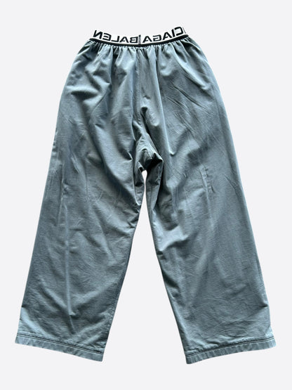 Balenciaga Under Armour Black & Grey Logo Reversible Trackpants