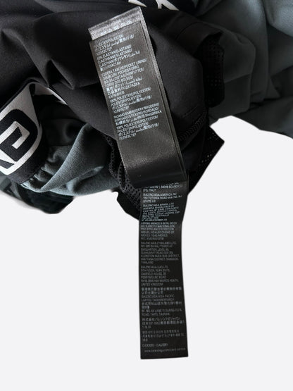 Balenciaga Under Armour Black & Grey Logo Reversible Trackpants