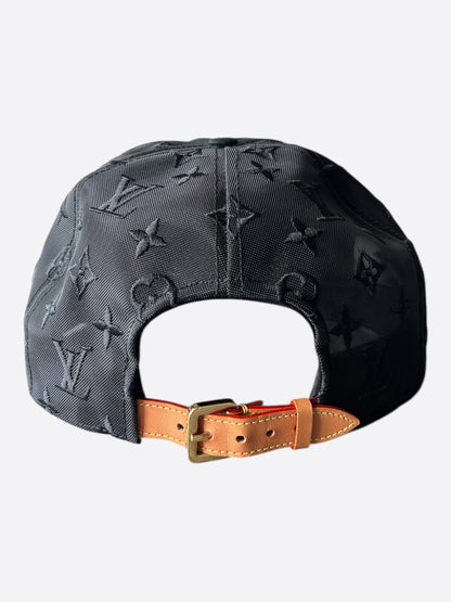 Louis Vuitton Black & Green Tourist Vs. Purist Monogram Hat
