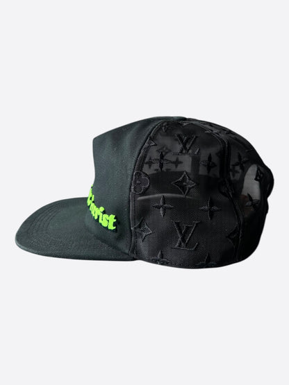 Louis Vuitton Black & Green Tourist Vs. Purist Monogram Hat